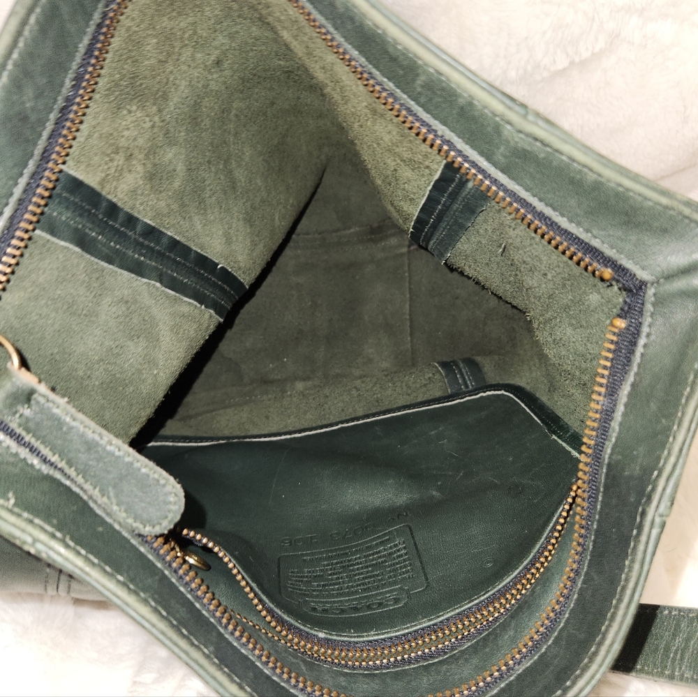 Green HTF Monterey Vtg Coach Bag - Picture 8 of 12